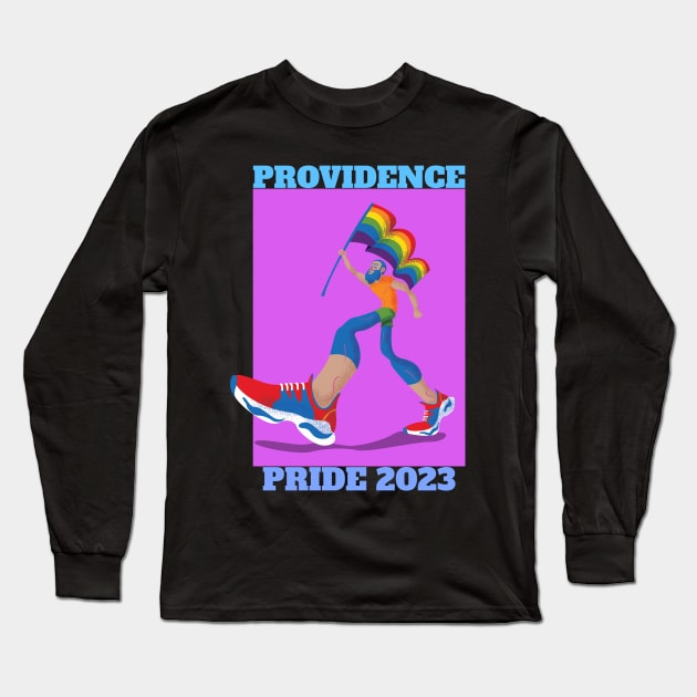 Providence Pride 2023 Long Sleeve T-Shirt by YungBick